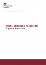 Alcohol-attributable fractions for England: an update